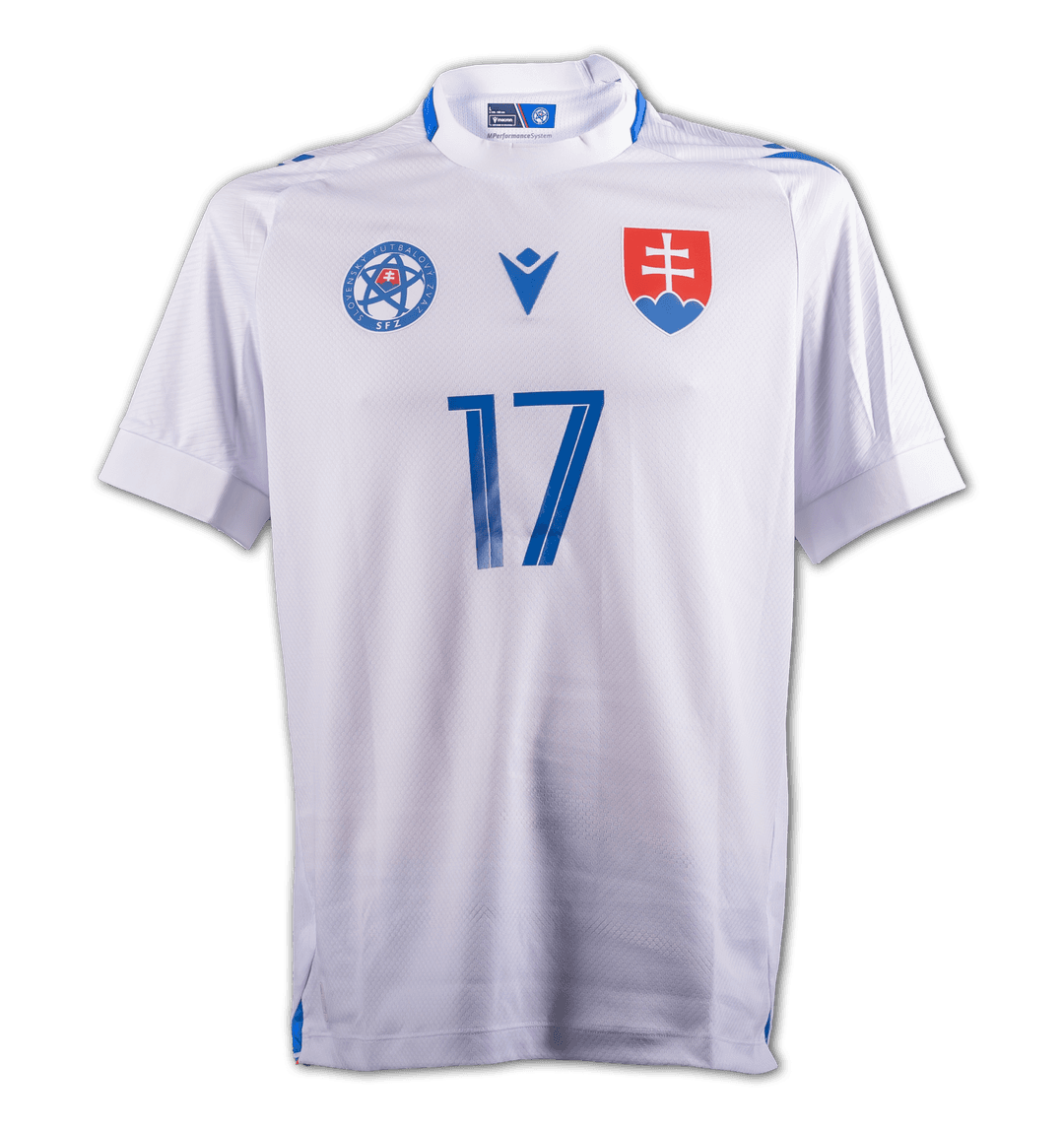 Oficiálny reprezentačný dres Macron BIELY 24/25 junior s potlačou - 8056009715027P/S