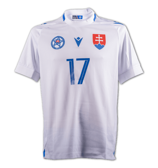 Oficiálny reprezentačný dres Macron BIELY 24/25 junior s potlačou - 8056009715027P/S