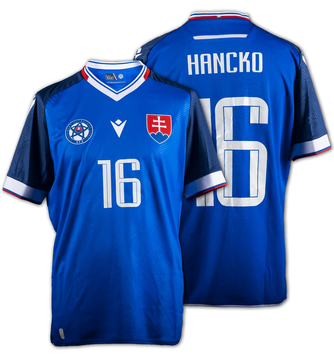 Oficiálny reprezentačný dres Macron MODRÝ 24/25 s potlačou - 8056009715577P