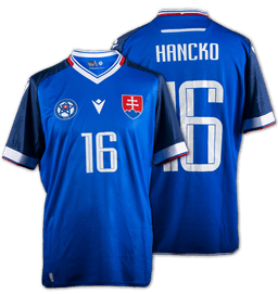 Oficiálny reprezentačný dres Macron MODRÝ 24/25 s potlačou - 8056009715577P
