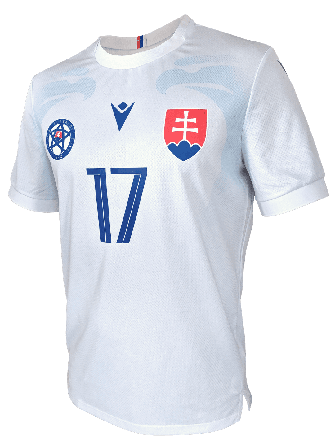 Oficiálny reprezentačný dres Macron BIELY 26/27 s potlačou - 8053292760871p