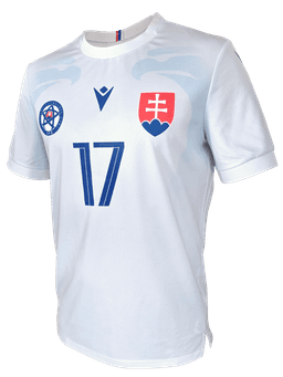 Oficiálny reprezentačný dres Macron BIELY 26/27 s potlačou - 8053292760871p