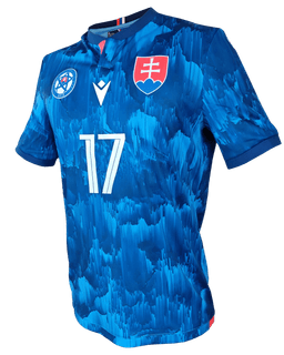Oficiálny reprezentačný dres Macron MODRÝ 26/27 s potlačou - 8053292651162p